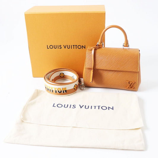 Louis Vuitton Shoulder Bag Main�F Epi Leather Golden Honey Women Used Authentic