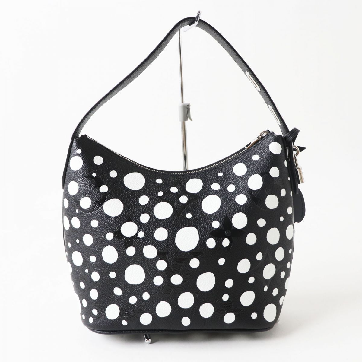 Louis Vuitton Shoulder Bag Main: Monogram Empreinte Black X White Infinity Dots Women Used Authentic