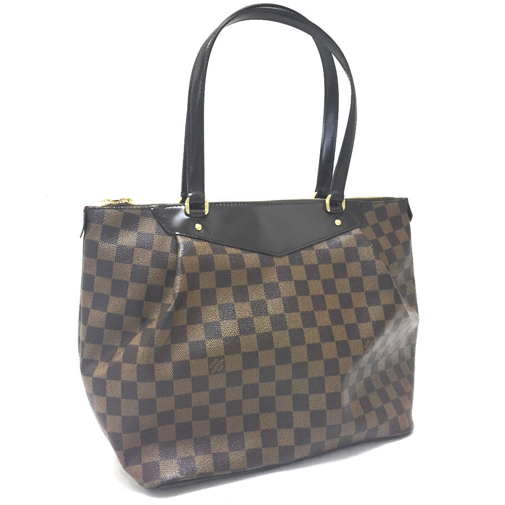 Louis Vuitton Shoulder Bag N41103 Damier Canvas Brown Damier Westminster Gm Women Used Authentic