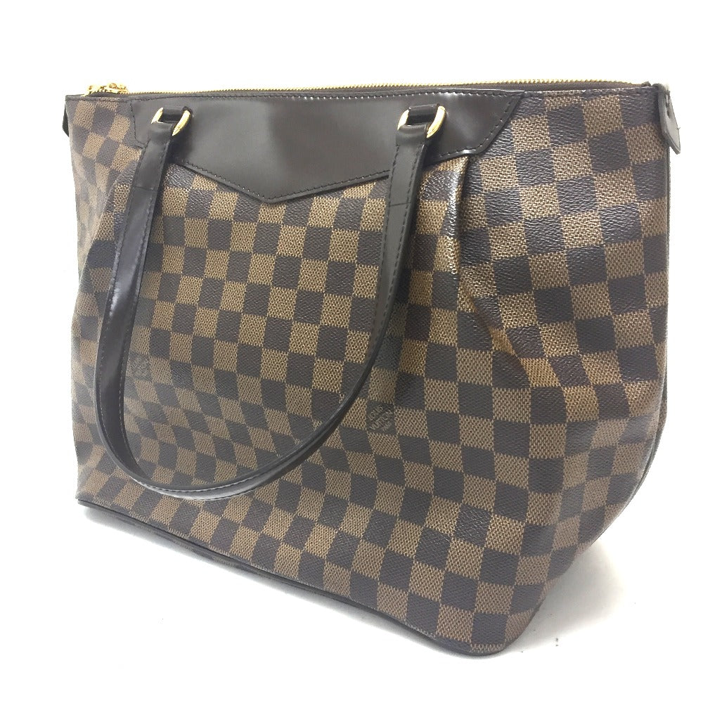 Louis Vuitton Shoulder Bag N41103 Damier Canvas Brown Damier Westminster Gm Women Used Authentic