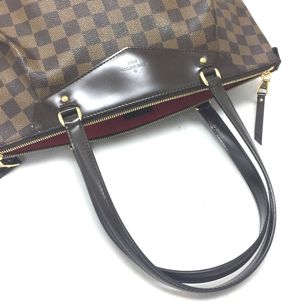 Louis Vuitton Shoulder Bag N41103 Damier Canvas Brown Damier Westminster Gm Women Used Authentic