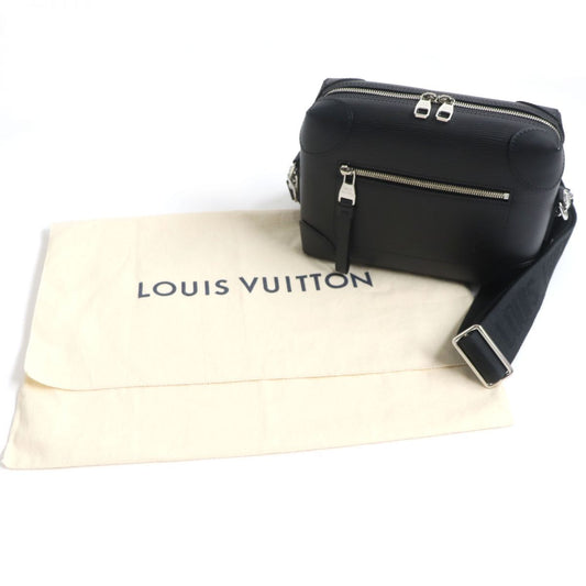 Louis Vuitton Shoulder Bag Main�F Epi Leather Main: Black<Br>Metal�F Silver Mens Used Authentic