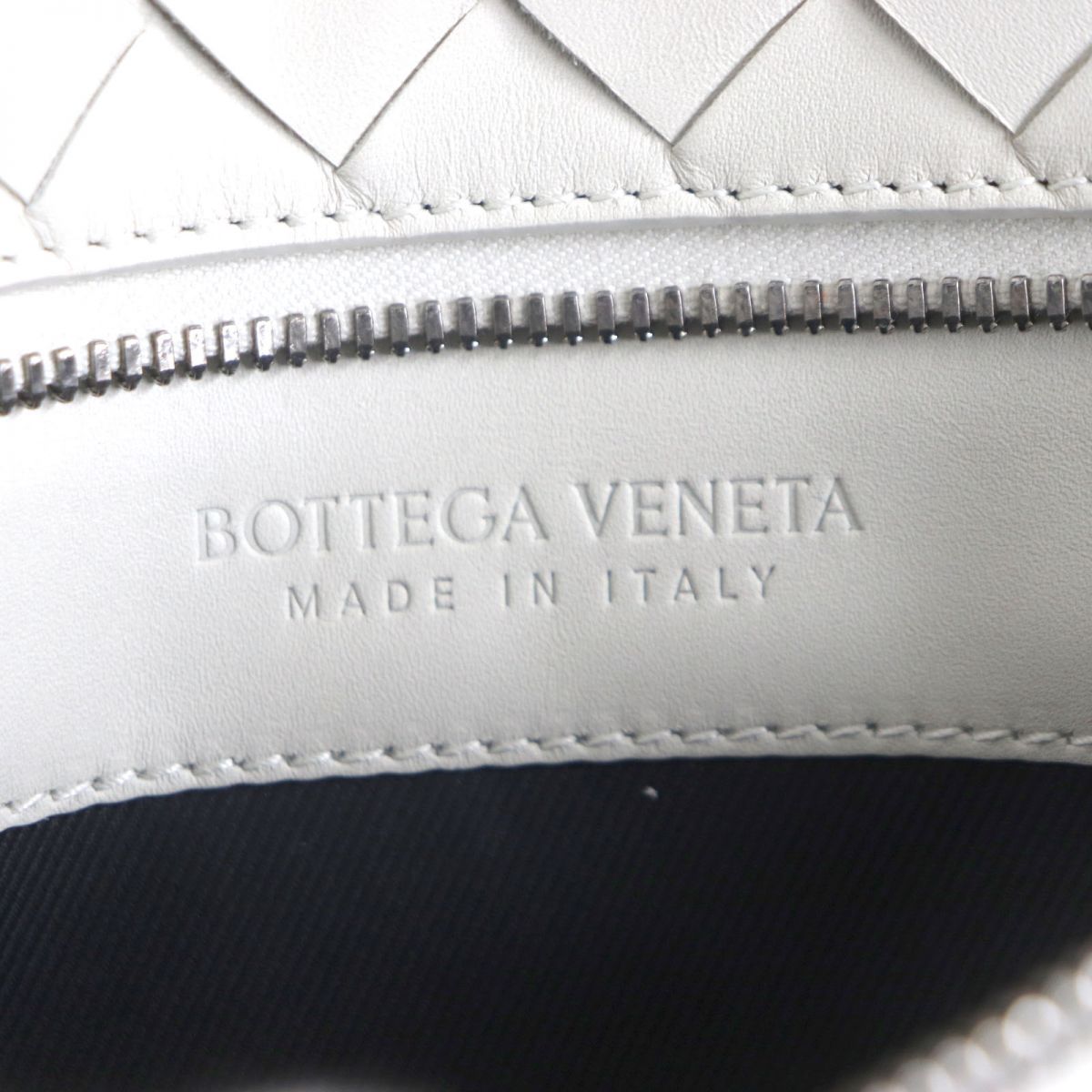 Bottegaveneta Clutch Bag Main: Leather Light Gray Mens Used Authentic