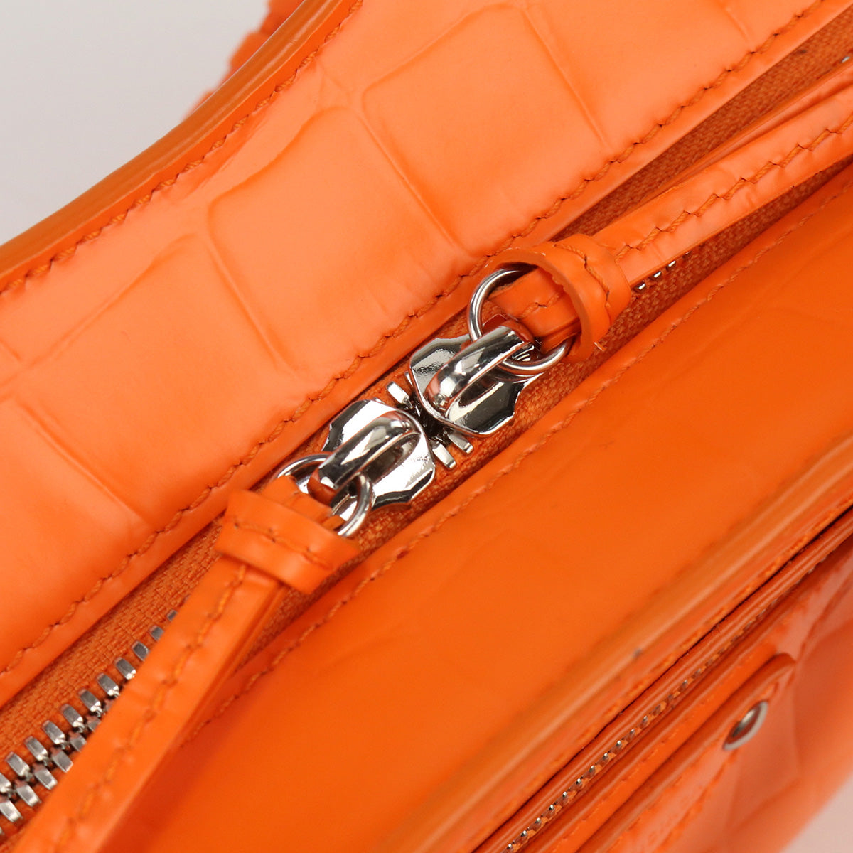 Balenciaga 638524 Neo Classic City Mini Handbag Shoulder Bag 2 Way Leather Orange Women