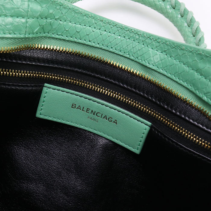 Balenciaga 432831 Handbag Giant 12 City 2way Handbag Leather Green Women