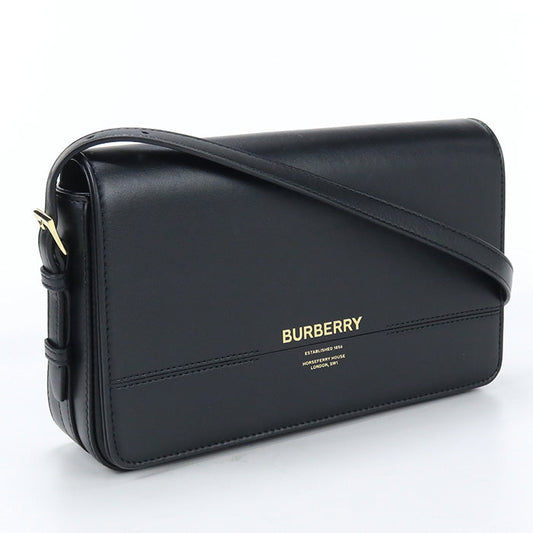 Burberry 8067351 Shoulder Bag Grace Sling Bag Crossbody Bag Leather Black Women