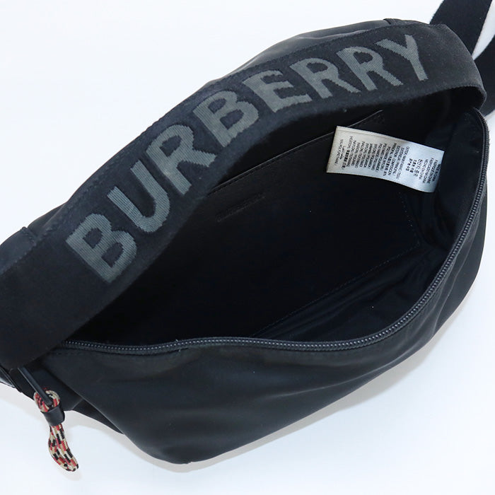 Burberry 8025668 Belt Bag Body Bag Nylon Black Mens(unisex)