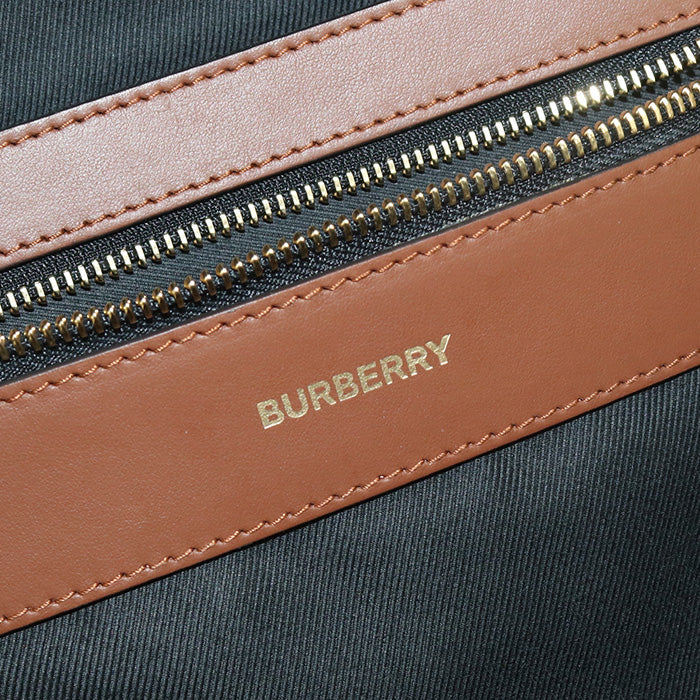 Burberry Bu84601 Backpack Pvc Brown Unisex