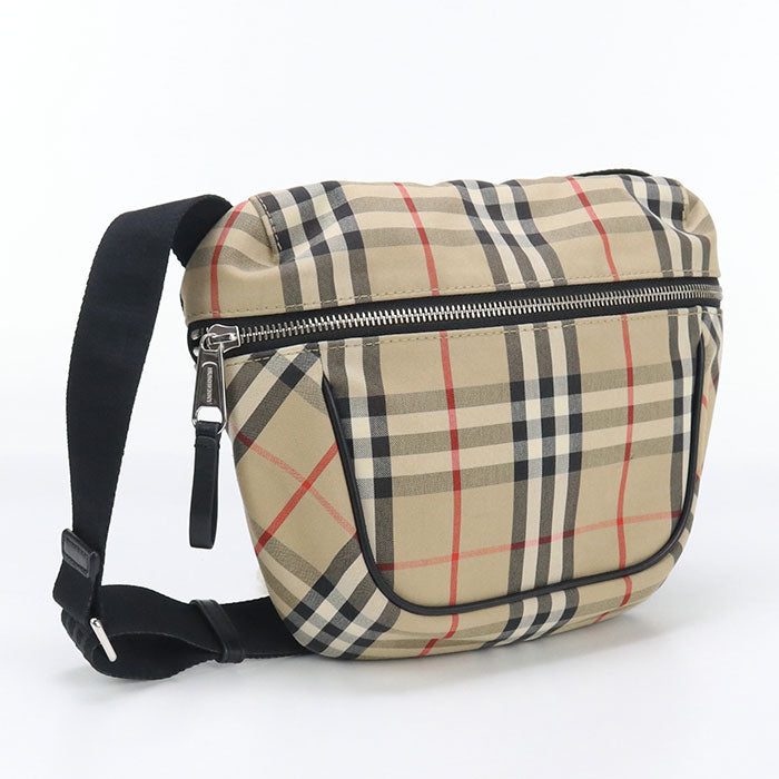 Burberry 8062945 Shoulder Bag Vintage Check Cotton/Polyester Beige Unisex