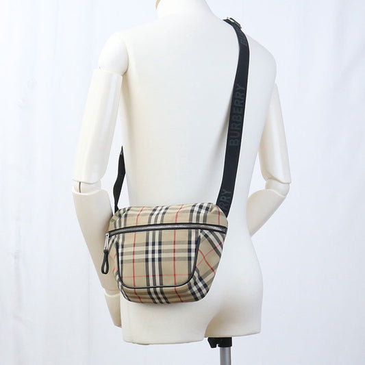 Burberry 8062945 Shoulder Bag Vintage Check Cotton/Polyester Beige Unisex