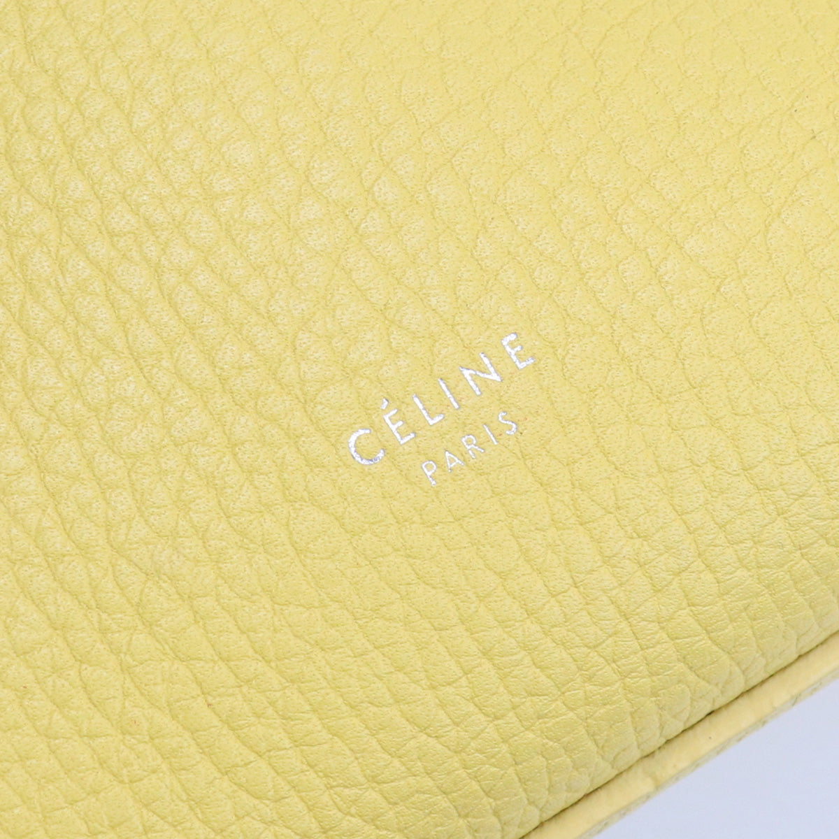 Celine 189313 Big Bag Small Tote Bag Handbag Shoulder Bag Leather Women Yellow