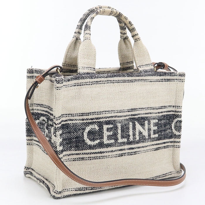 Celine Small Hippo Tice 19916 2 Erp 01 Wb Tote Bag Canvas/Calfskin Women