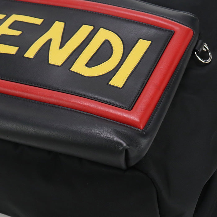 Fendi Fe79766 Bag Pack Nylon Black Mens