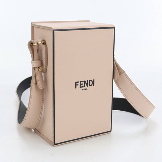 Fendi 8 Bt339 Adp6 Shoulder Bag Box Shoulder Bag Leather Pink Women