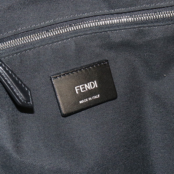 Fendi Fe83154 Backpack Diagonal Nylon Black Mens