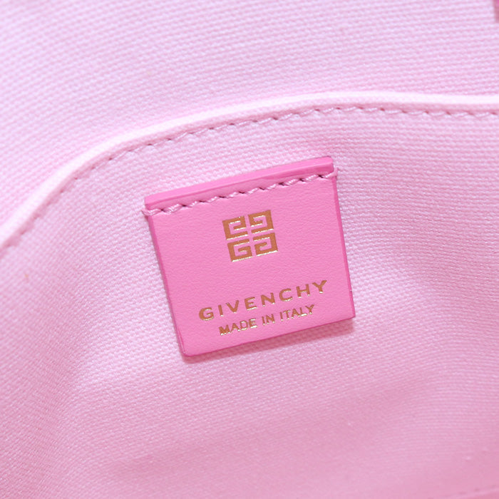 Givenchy Bb50 N0 B1 Fk Tote Bag Logo Mini G 2 Way Tote Bag Canvas Pink Women