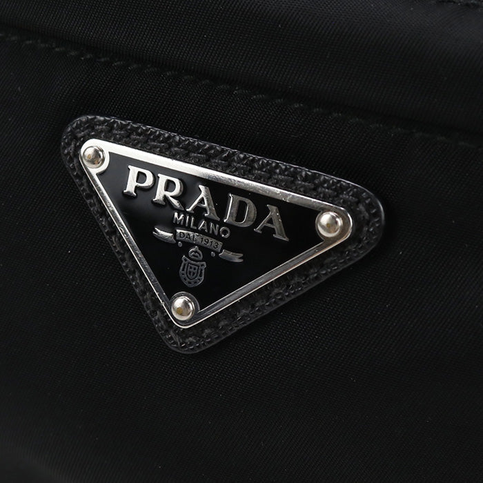 Prada 2 Vl132 Body Bag Waist Bag Belt Bag Crossbody Bags Nylon Black Mens(unisex)