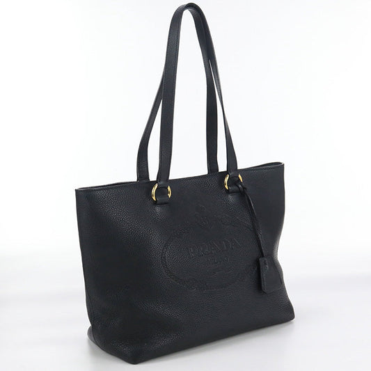 Prada Pr84284 Tote Bag Leather Black Women